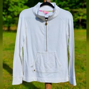 Lilly Pulitzer Zippered Pullover Sweatshirt S